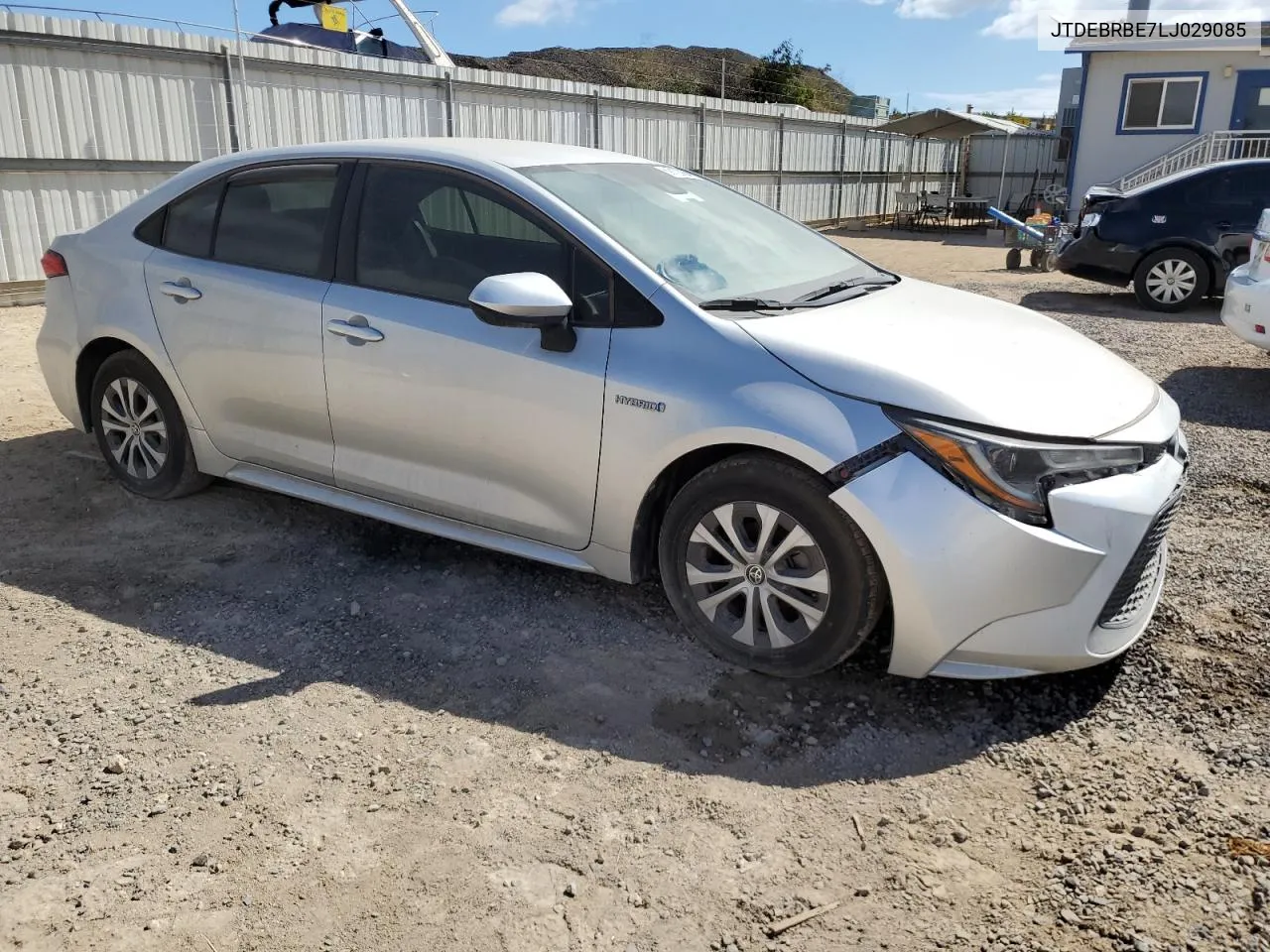 2020 Toyota Corolla Le VIN: JTDEBRBE7LJ029085 Lot: 69123964