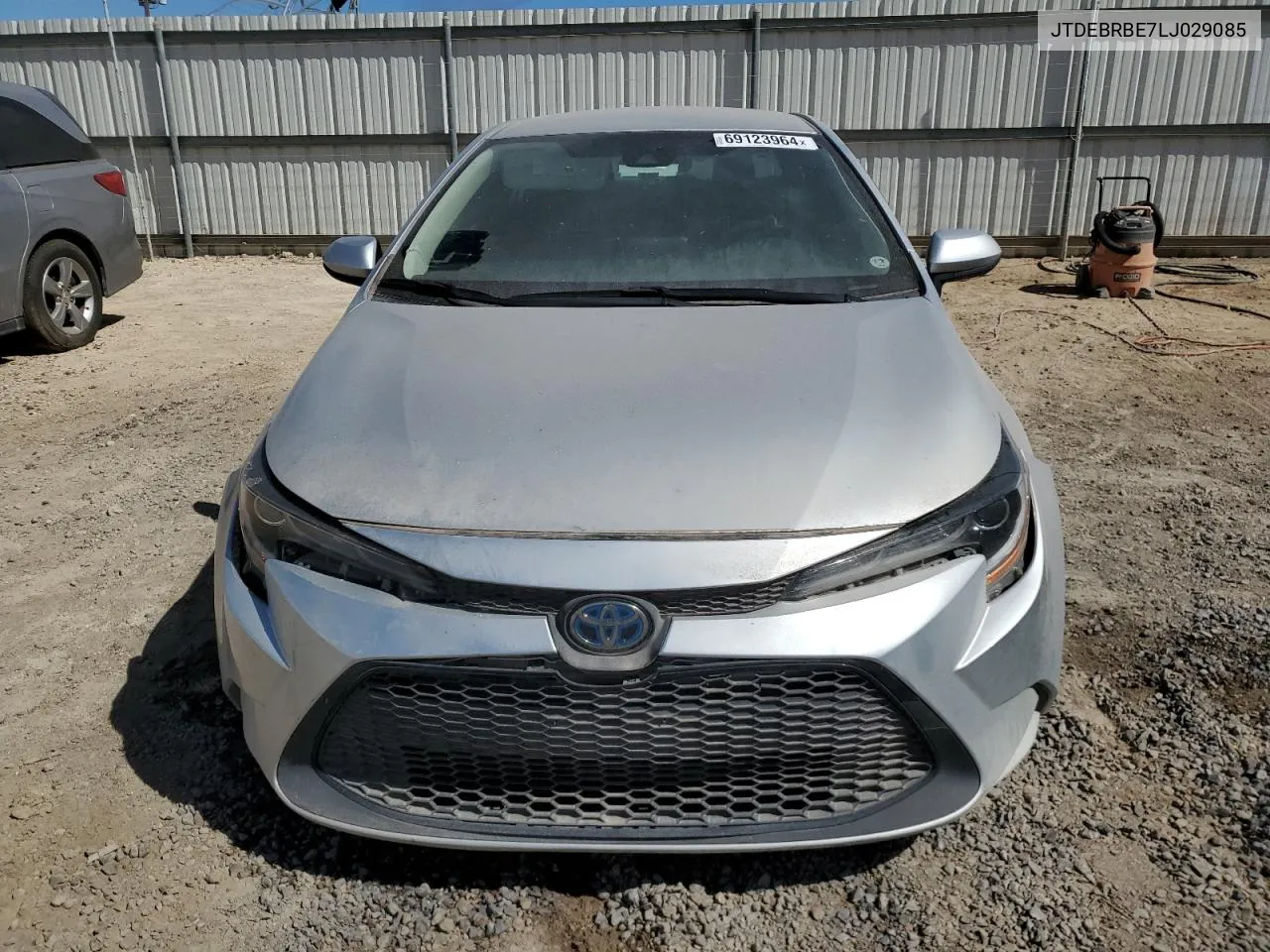 2020 Toyota Corolla Le VIN: JTDEBRBE7LJ029085 Lot: 69123964