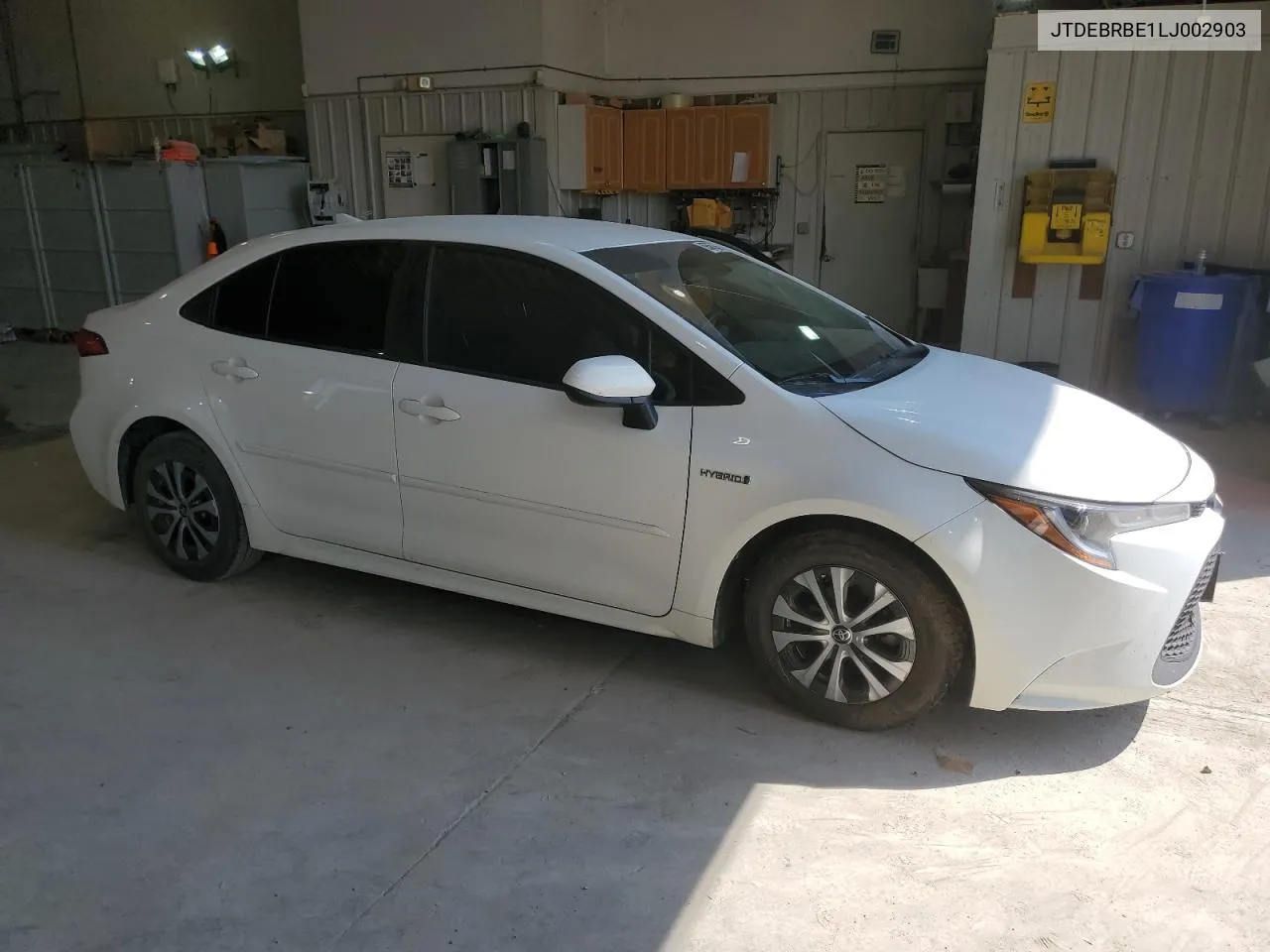 2020 Toyota Corolla Le VIN: JTDEBRBE1LJ002903 Lot: 69567194