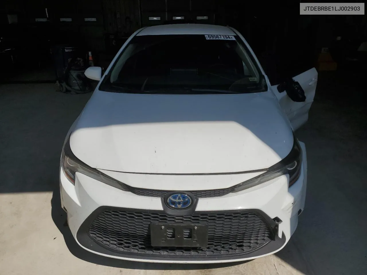 2020 Toyota Corolla Le VIN: JTDEBRBE1LJ002903 Lot: 69567194