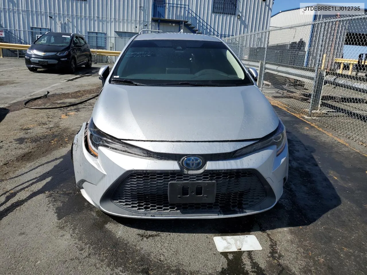 2020 Toyota Corolla Le VIN: JTDEBRBE1LJ012735 Lot: 69747844