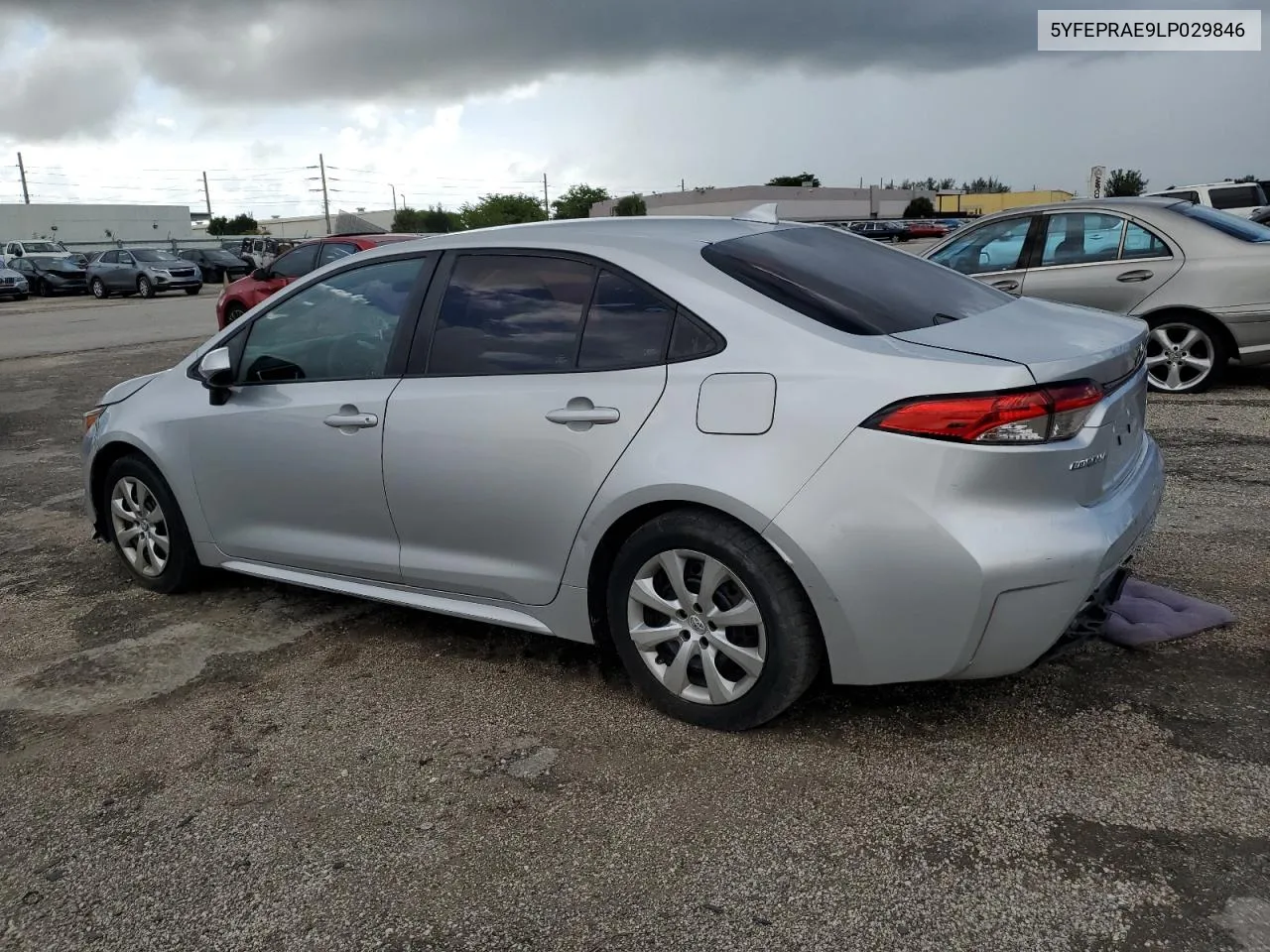 2020 Toyota Corolla Le VIN: 5YFEPRAE9LP029846 Lot: 69771364