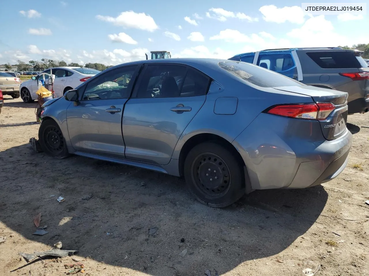 2020 Toyota Corolla Le VIN: JTDEPRAE2LJ019454 Lot: 69985724