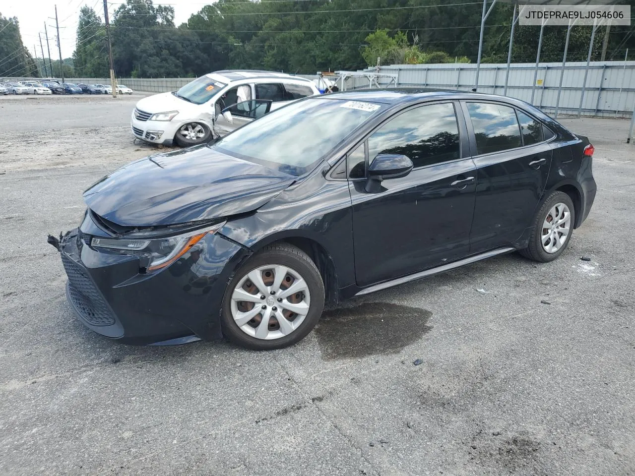 2020 Toyota Corolla Le VIN: JTDEPRAE9LJ054606 Lot: 70016274