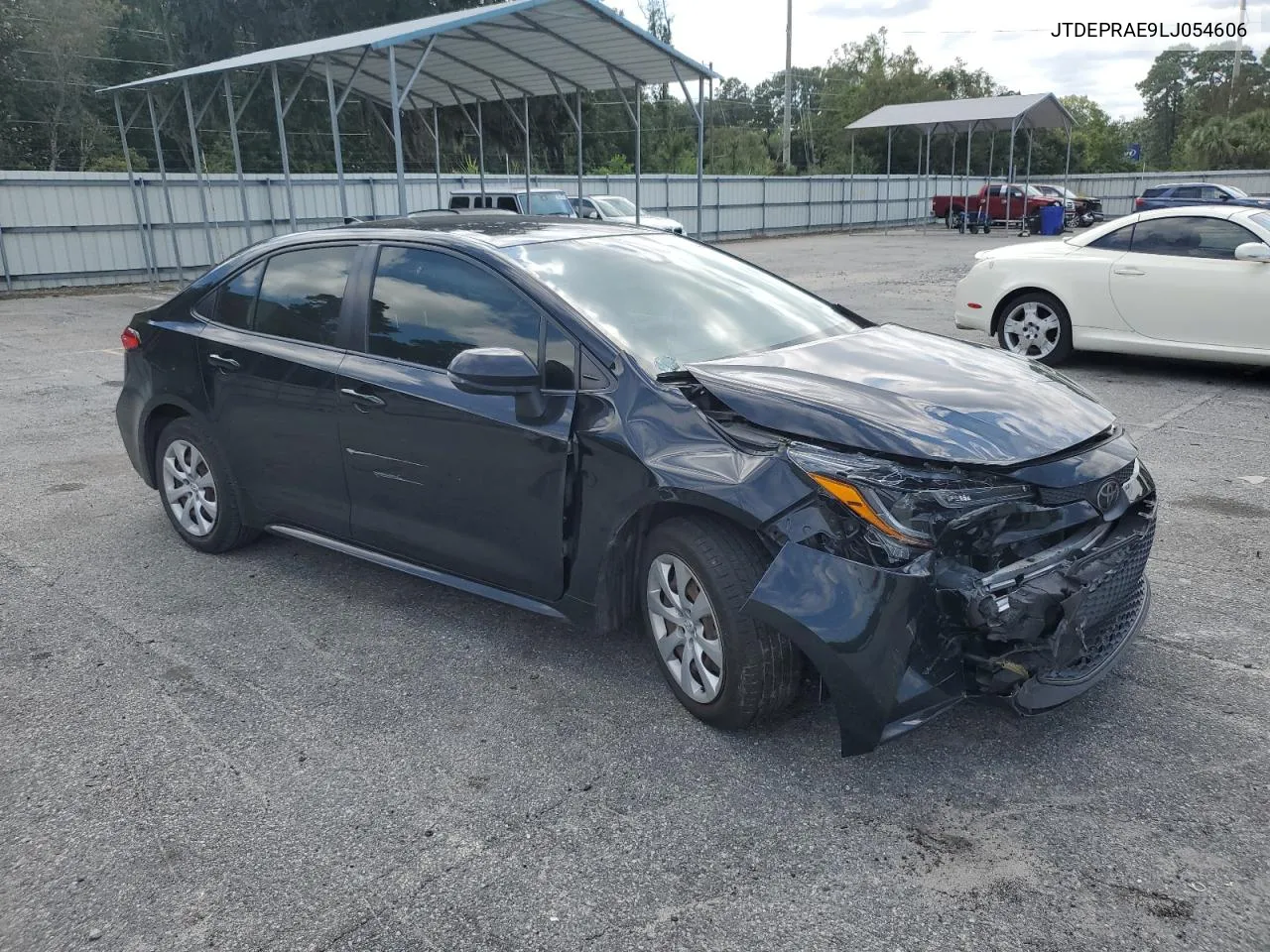 2020 Toyota Corolla Le VIN: JTDEPRAE9LJ054606 Lot: 70016274