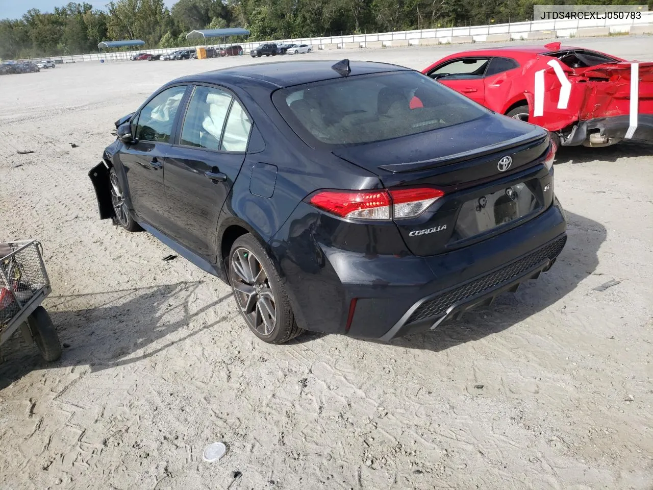 2020 Toyota Corolla Se VIN: JTDS4RCEXLJ050783 Lot: 70083314