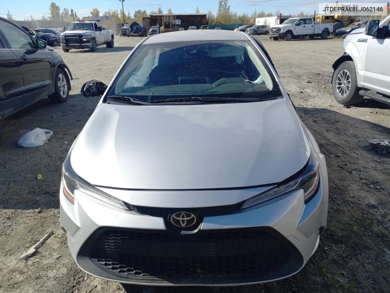 2020 Toyota Corolla Le VIN: JTDEPRAE8LJ062146 Lot: 70150564