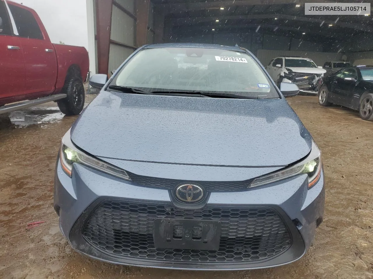 2020 Toyota Corolla Le VIN: JTDEPRAE5LJ105714 Lot: 70278214