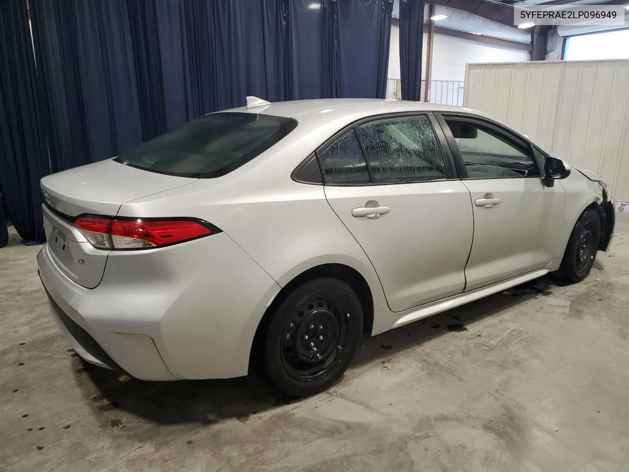 2020 Toyota Corolla Le VIN: 5YFEPRAE2LP096949 Lot: 70308424