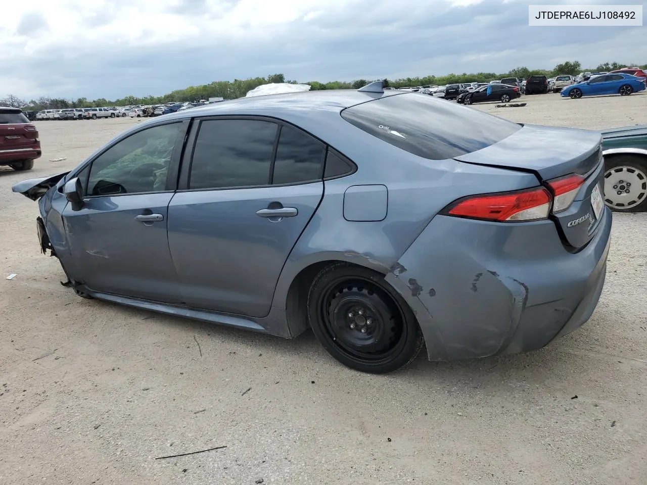 2020 Toyota Corolla Le VIN: JTDEPRAE6LJ108492 Lot: 70315474