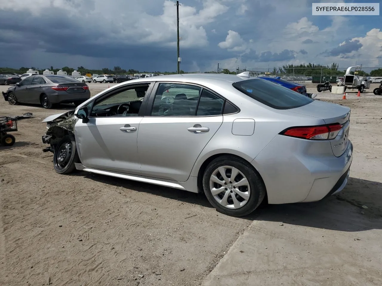 2020 Toyota Corolla Le VIN: 5YFEPRAE6LP028556 Lot: 70378874