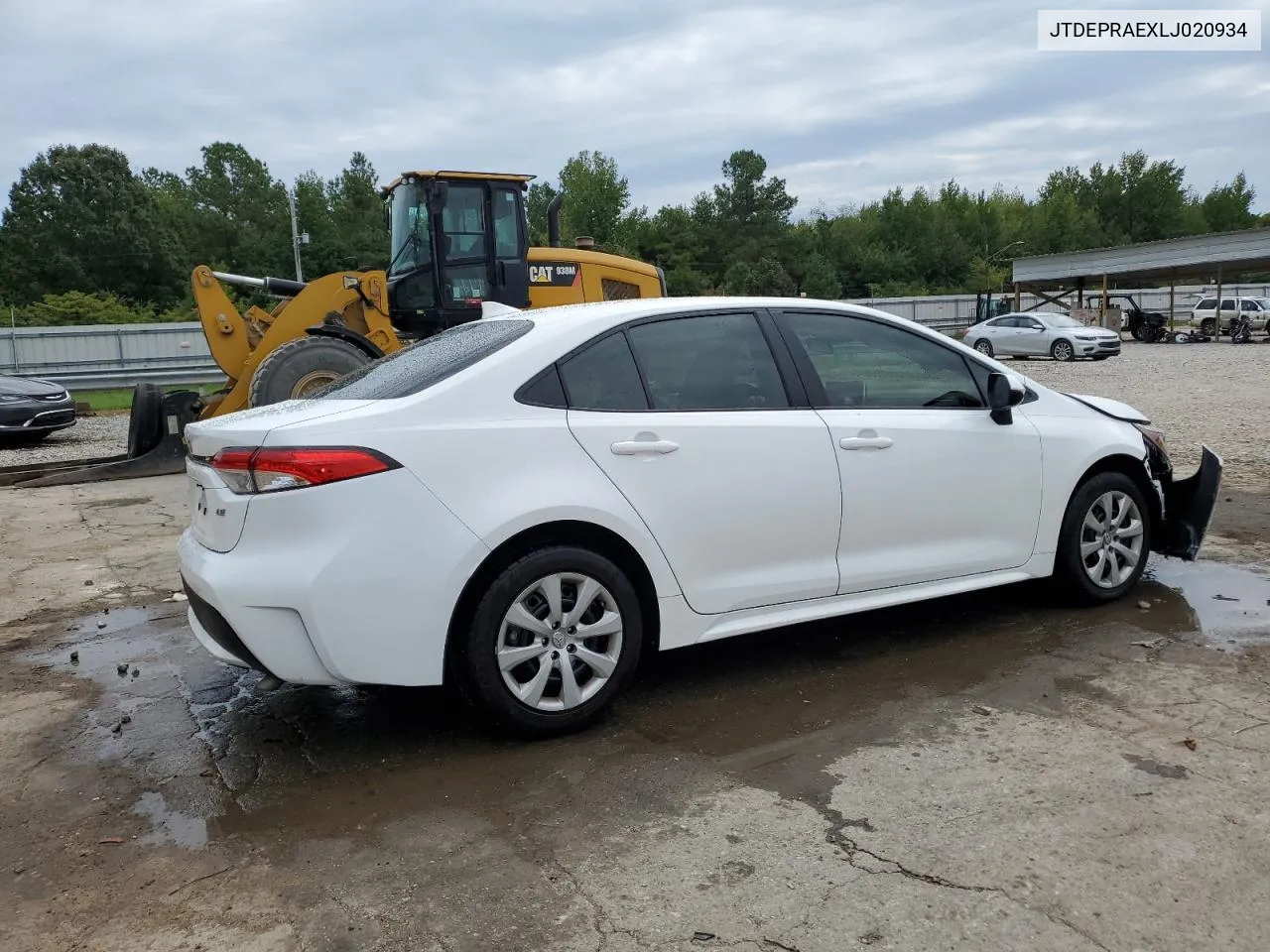 2020 Toyota Corolla Le VIN: JTDEPRAEXLJ020934 Lot: 70430824