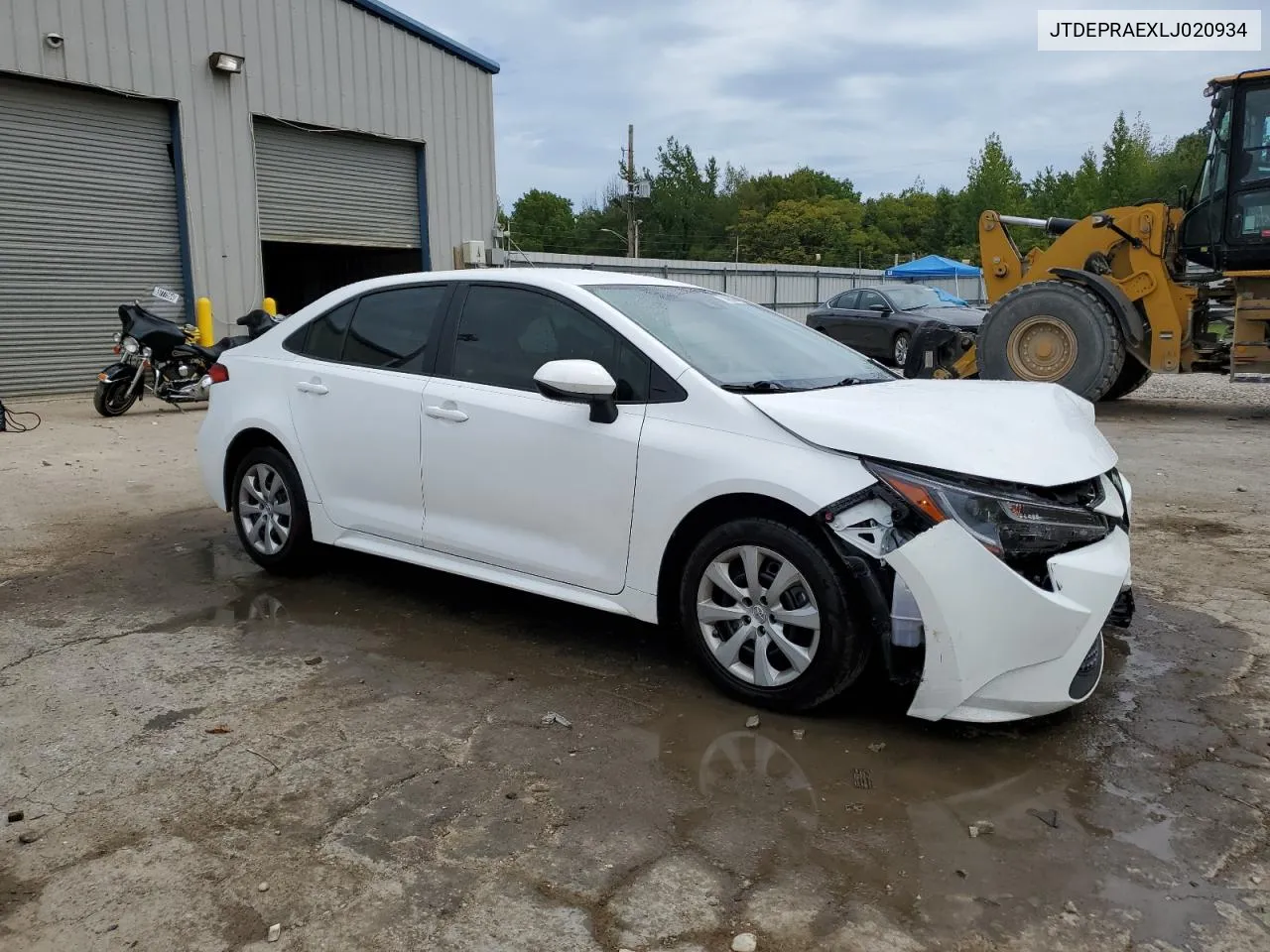 2020 Toyota Corolla Le VIN: JTDEPRAEXLJ020934 Lot: 70430824