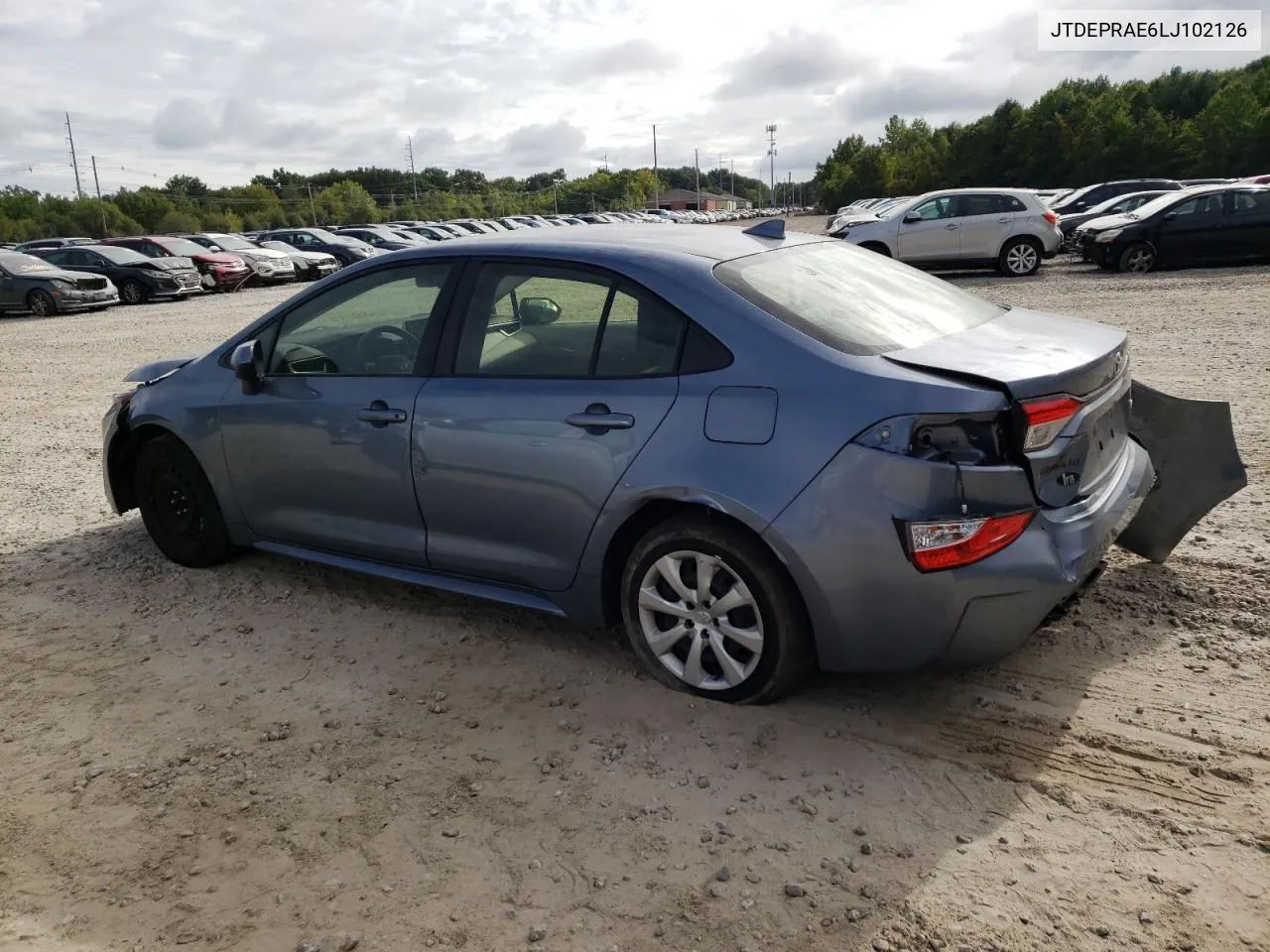 2020 Toyota Corolla Le VIN: JTDEPRAE6LJ102126 Lot: 70601384