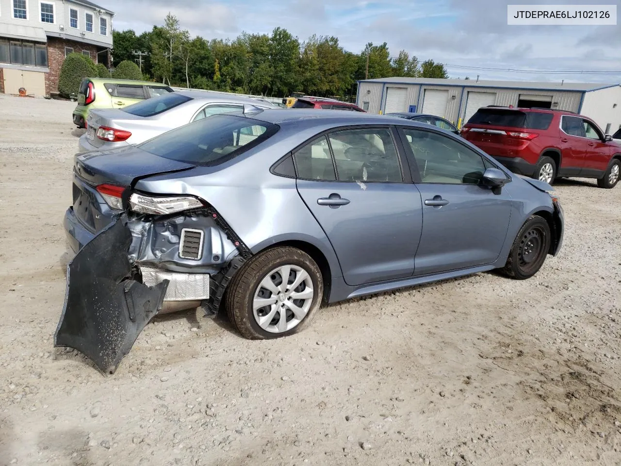 2020 Toyota Corolla Le VIN: JTDEPRAE6LJ102126 Lot: 70601384