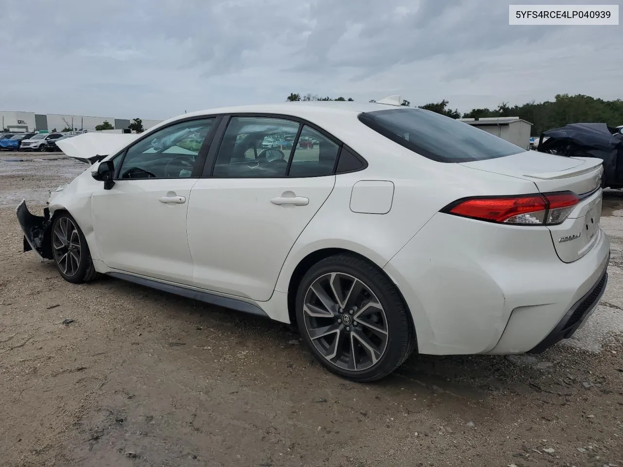 2020 Toyota Corolla Se VIN: 5YFS4RCE4LP040939 Lot: 70611124