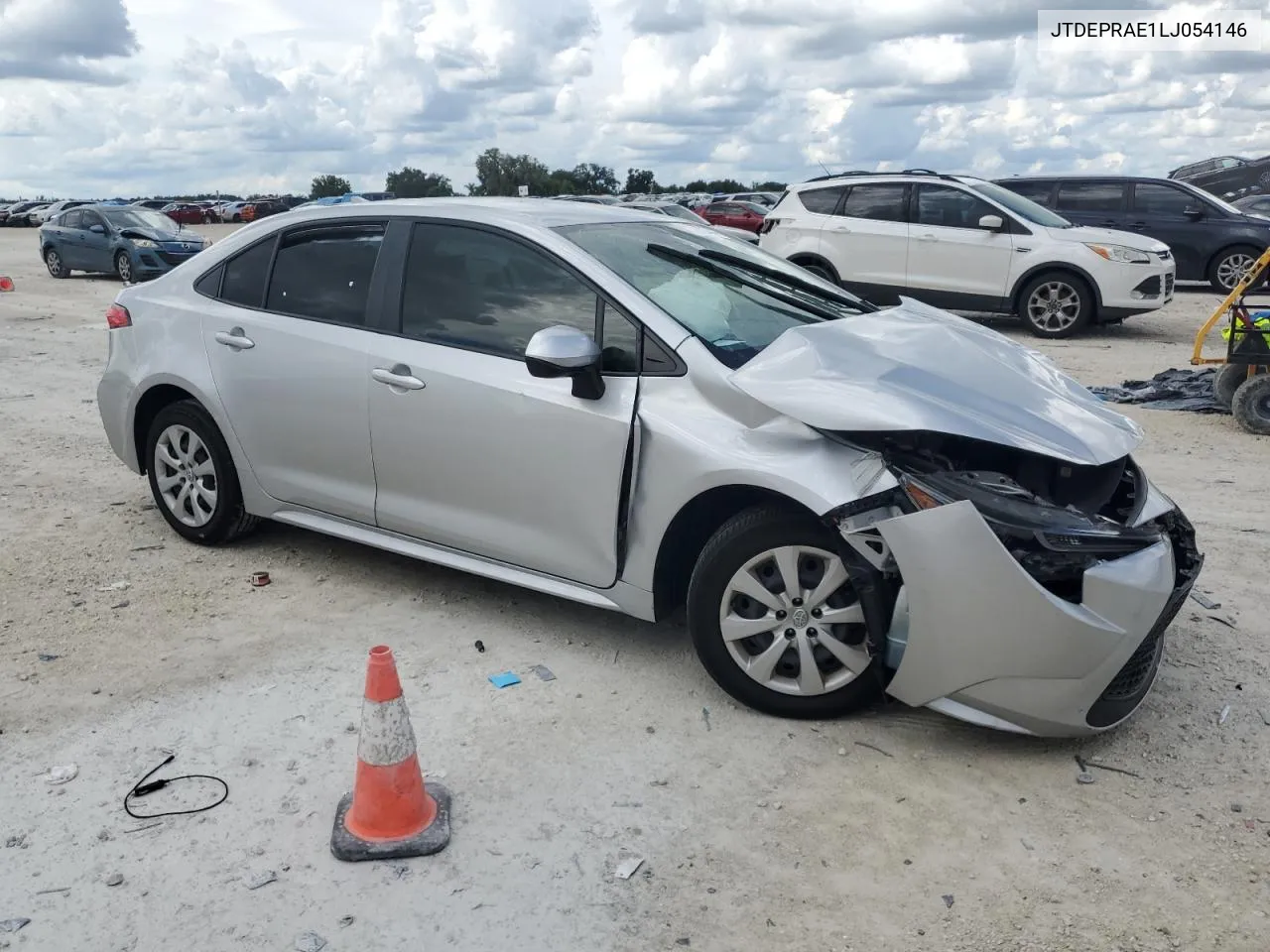 2020 Toyota Corolla Le VIN: JTDEPRAE1LJ054146 Lot: 70633444