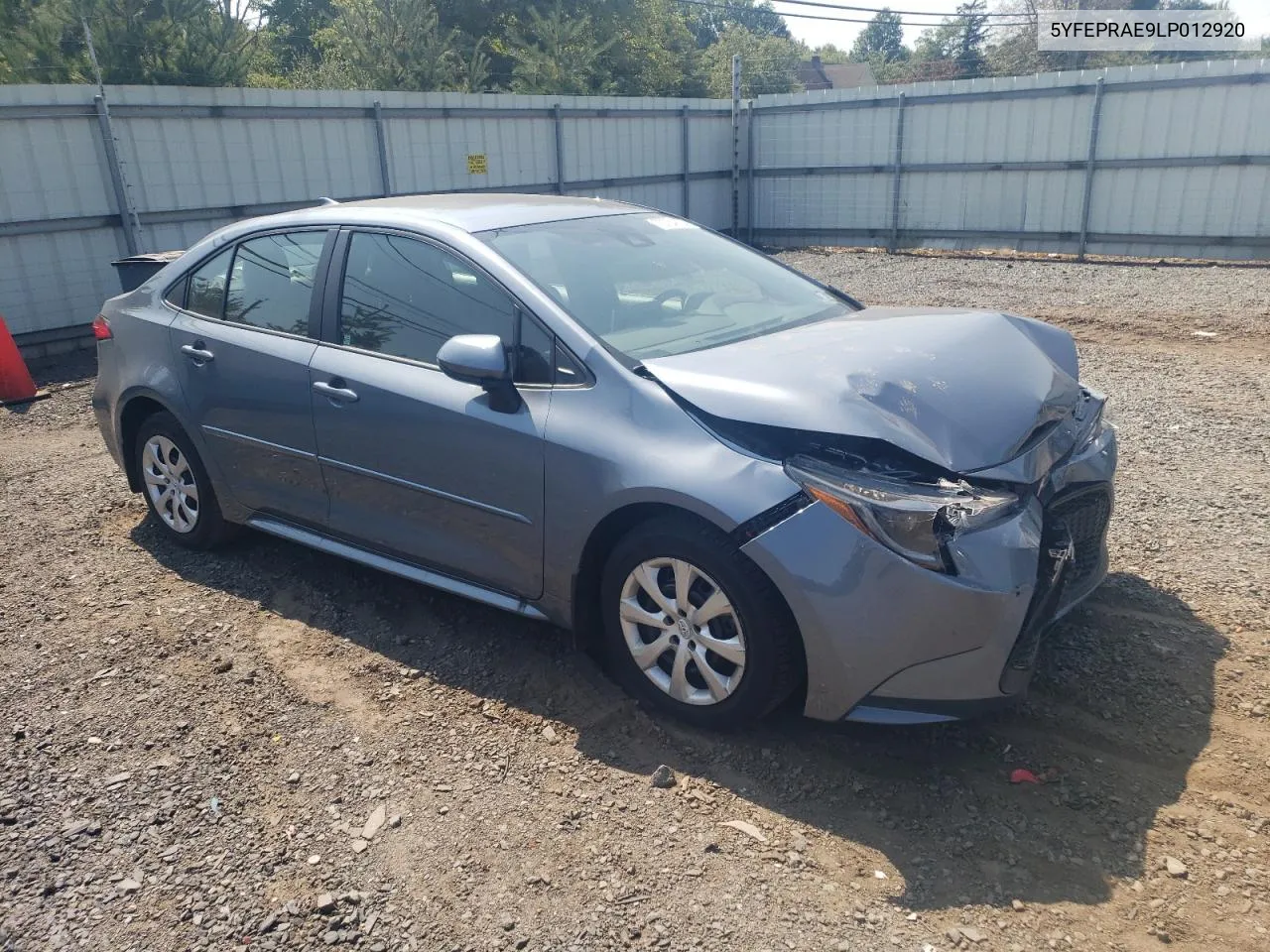 5YFEPRAE9LP012920 2020 Toyota Corolla Le