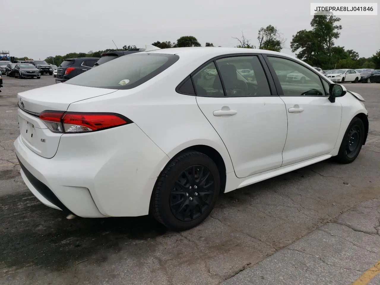 2020 Toyota Corolla Le VIN: JTDEPRAE8LJ041846 Lot: 70888064