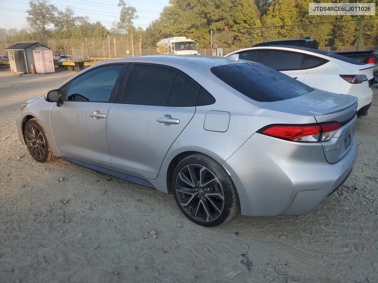 2020 Toyota Corolla Se VIN: JTDS4RCE6LJ011026 Lot: 71025114