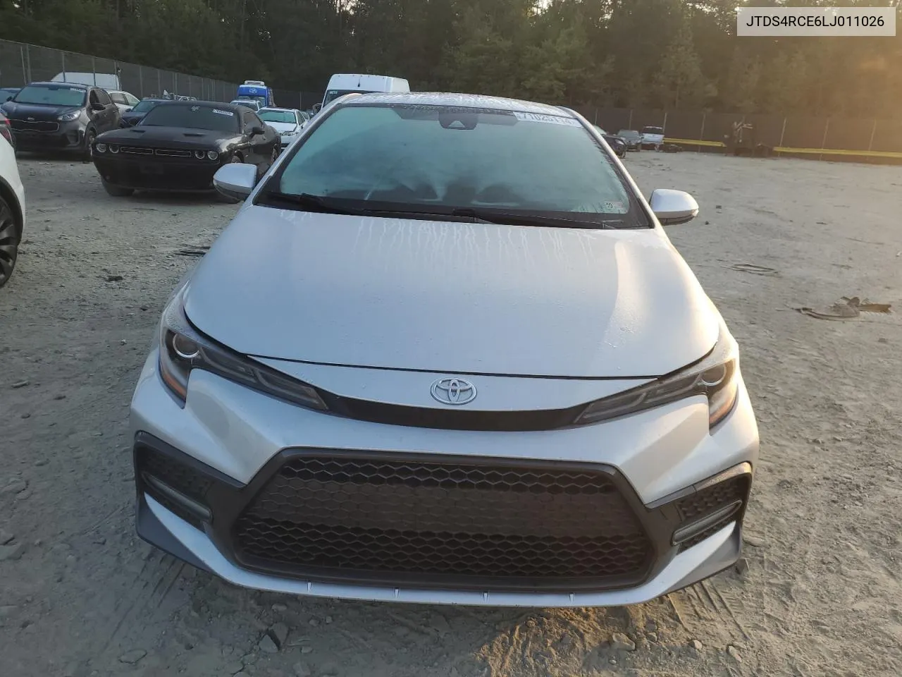 2020 Toyota Corolla Se VIN: JTDS4RCE6LJ011026 Lot: 71025114