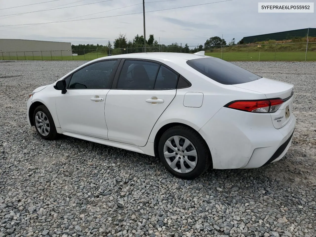 2020 Toyota Corolla Le VIN: 5YFEPRAE6LP055952 Lot: 71031874