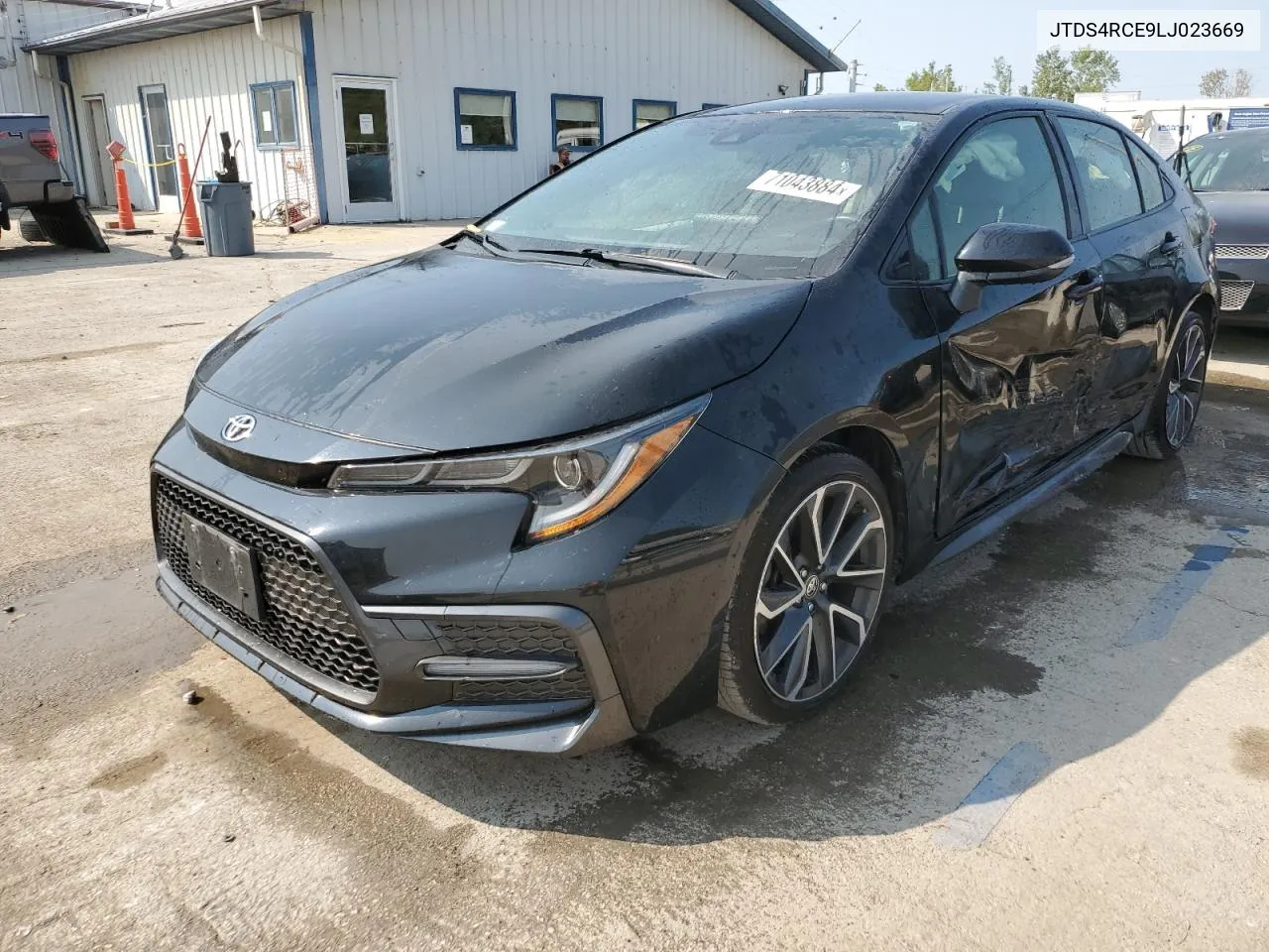 2020 Toyota Corolla Se VIN: JTDS4RCE9LJ023669 Lot: 71043884