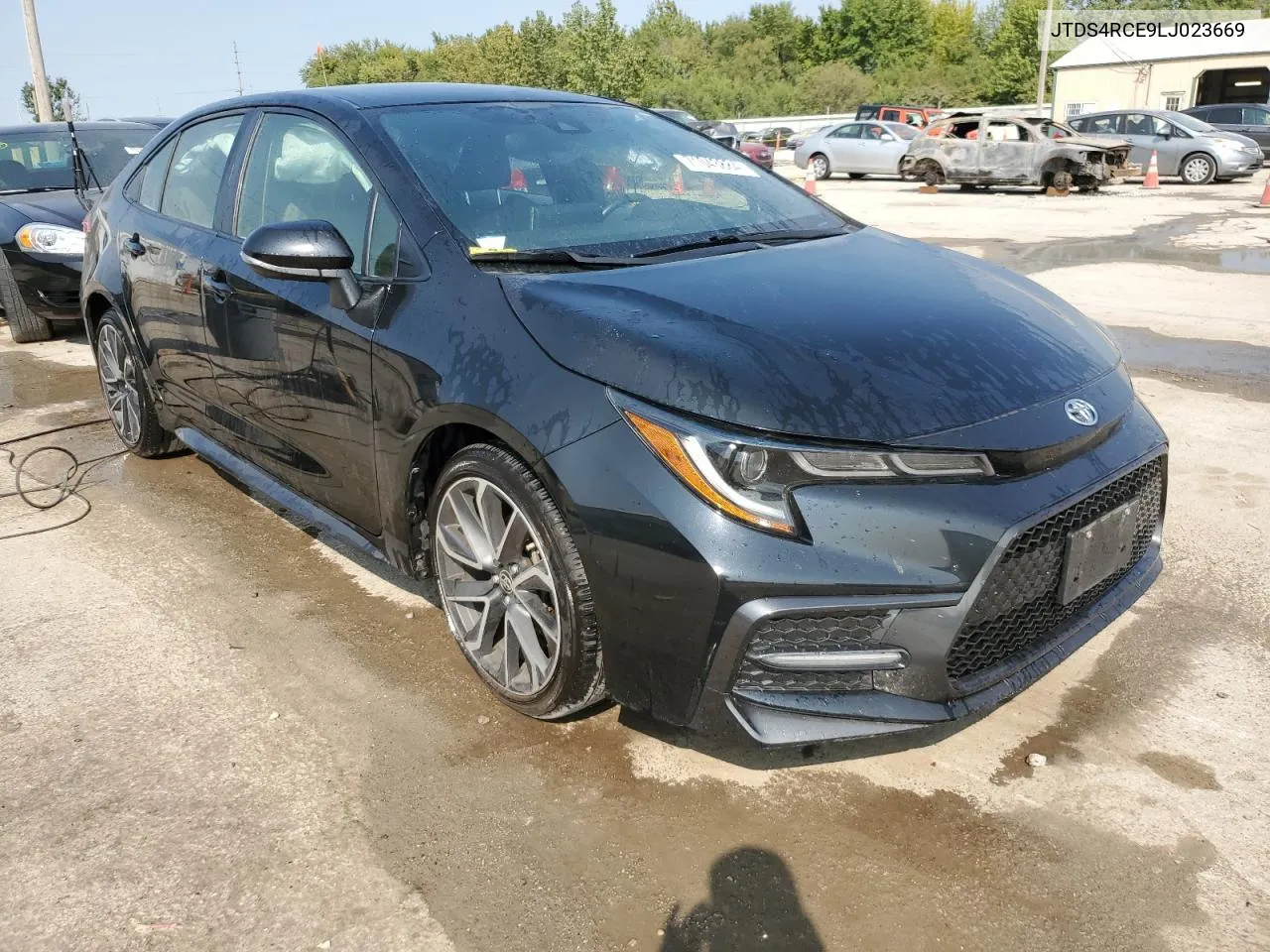 2020 Toyota Corolla Se VIN: JTDS4RCE9LJ023669 Lot: 71043884