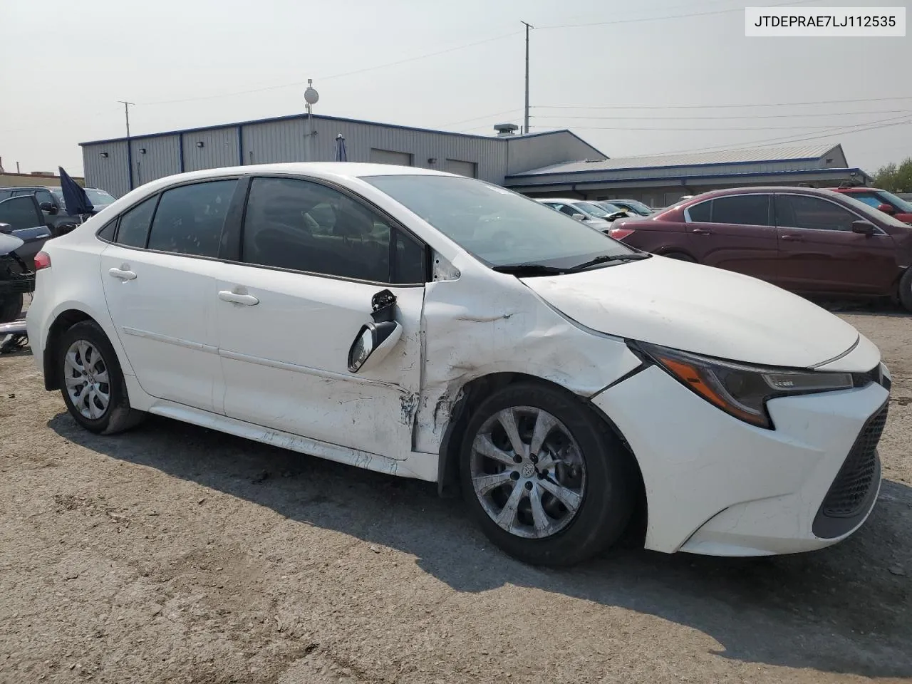 2020 Toyota Corolla Le VIN: JTDEPRAE7LJ112535 Lot: 71112274