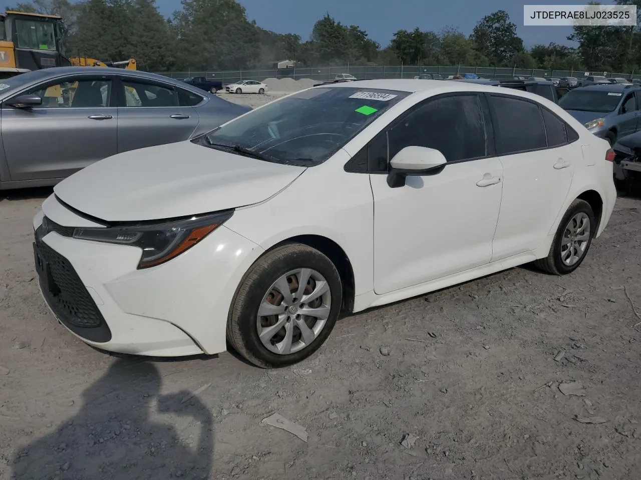 2020 Toyota Corolla Le VIN: JTDEPRAE8LJ023525 Lot: 71196594