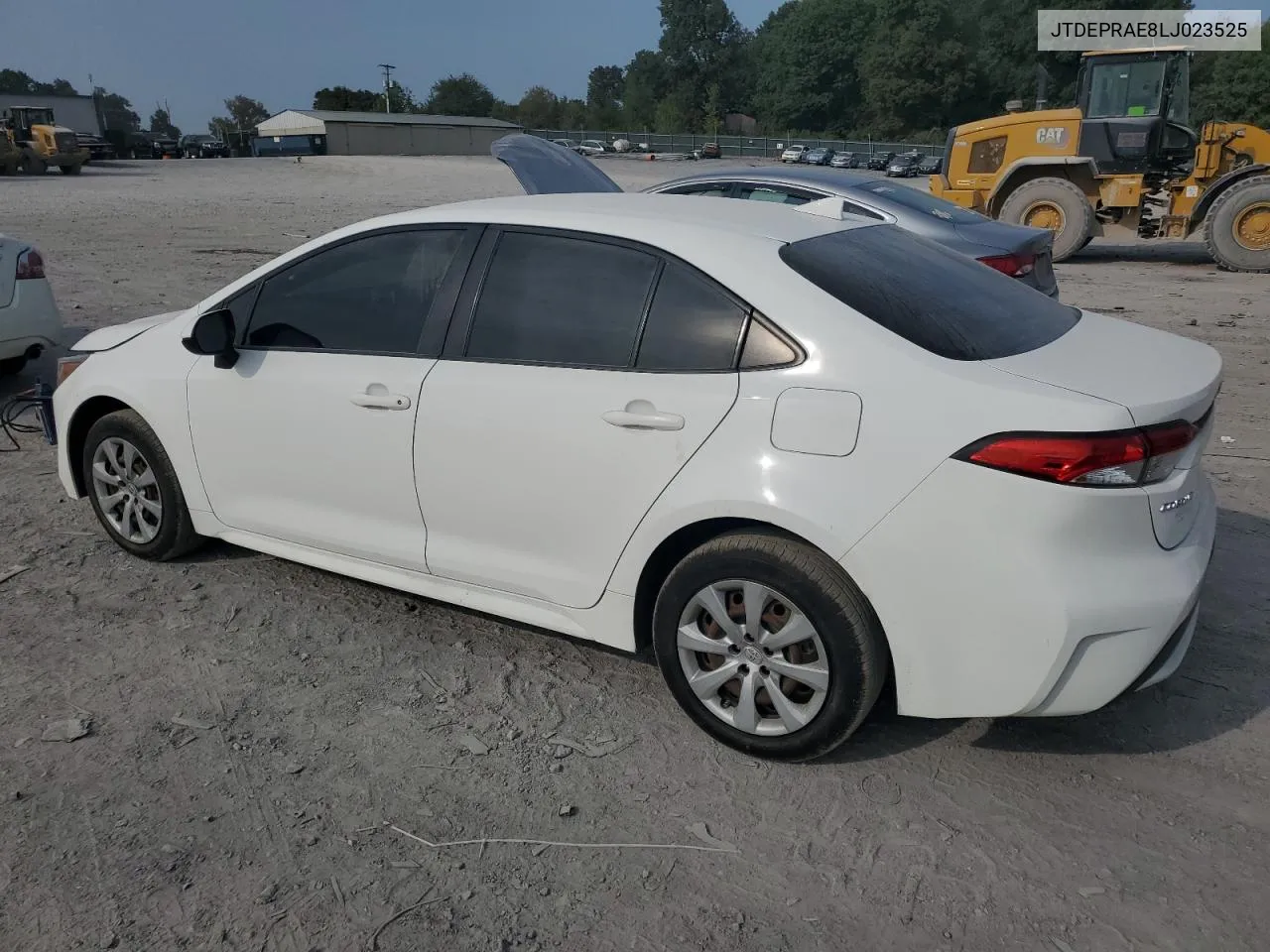 2020 Toyota Corolla Le VIN: JTDEPRAE8LJ023525 Lot: 71196594