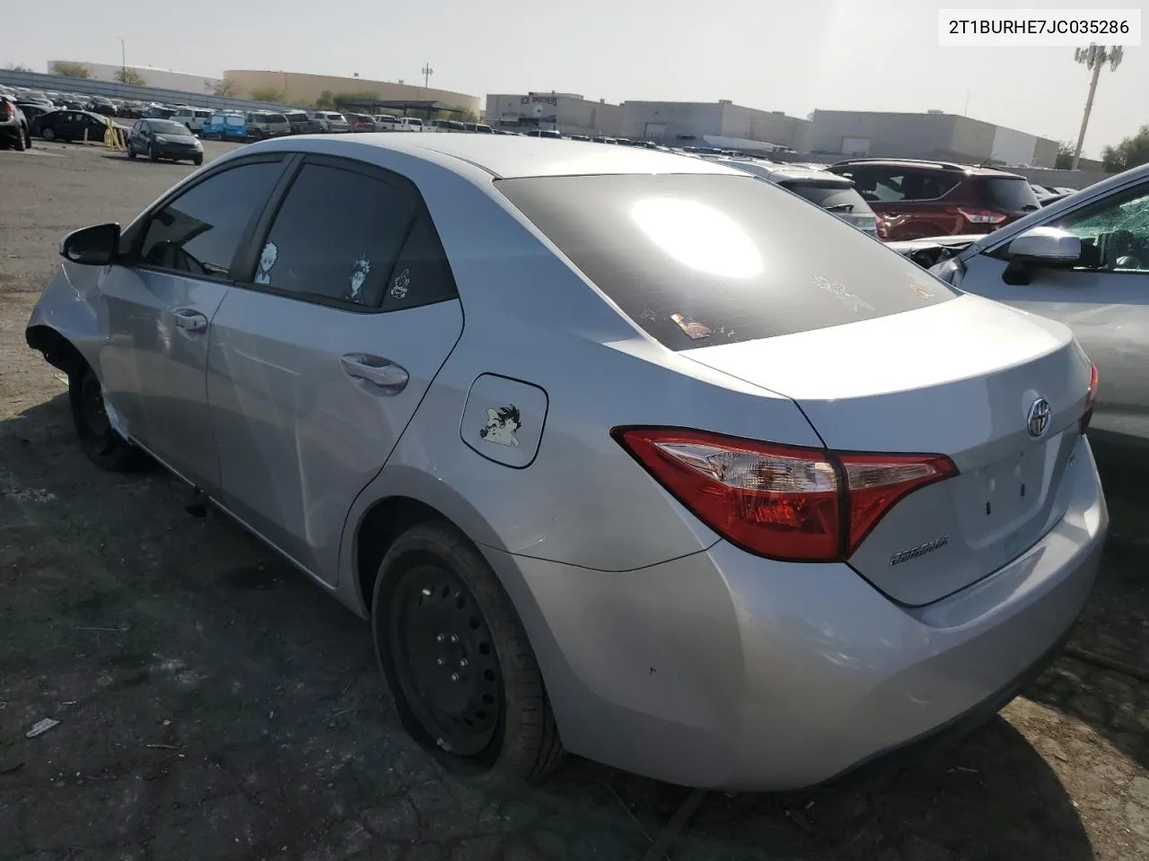 2020 Toyota Corolla L VIN: 2T1BURHE7JC035286 Lot: 71199334