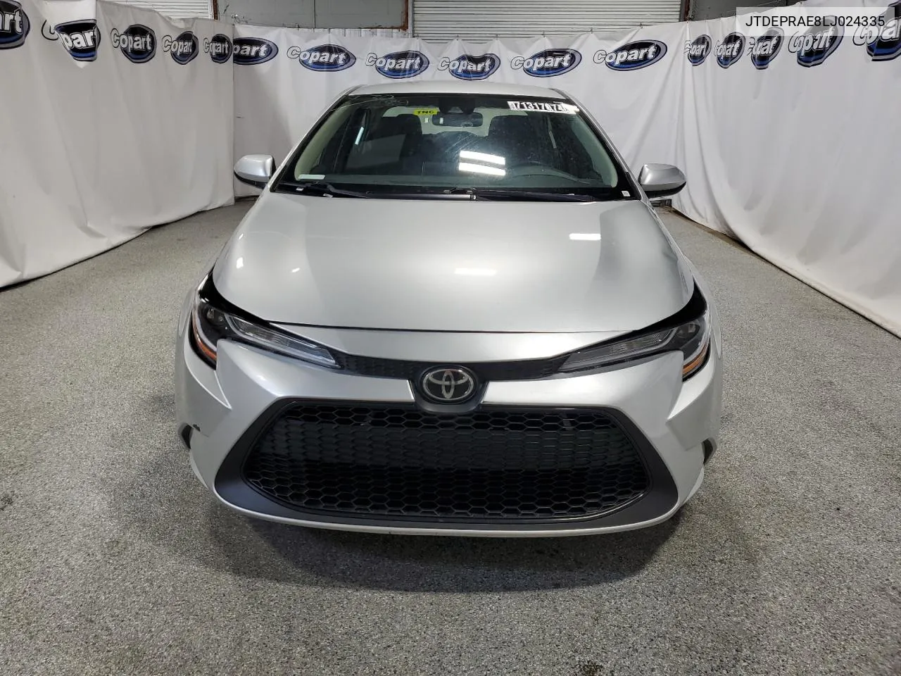 2020 Toyota Corolla Le VIN: JTDEPRAE8LJ024335 Lot: 71317074