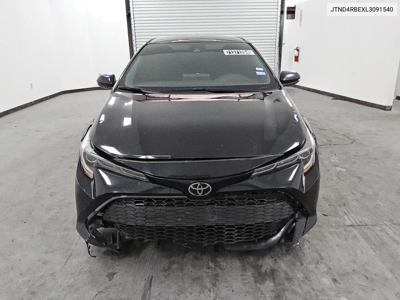 2020 Toyota Corolla Se VIN: JTND4RBEXL3091540 Lot: 71371204