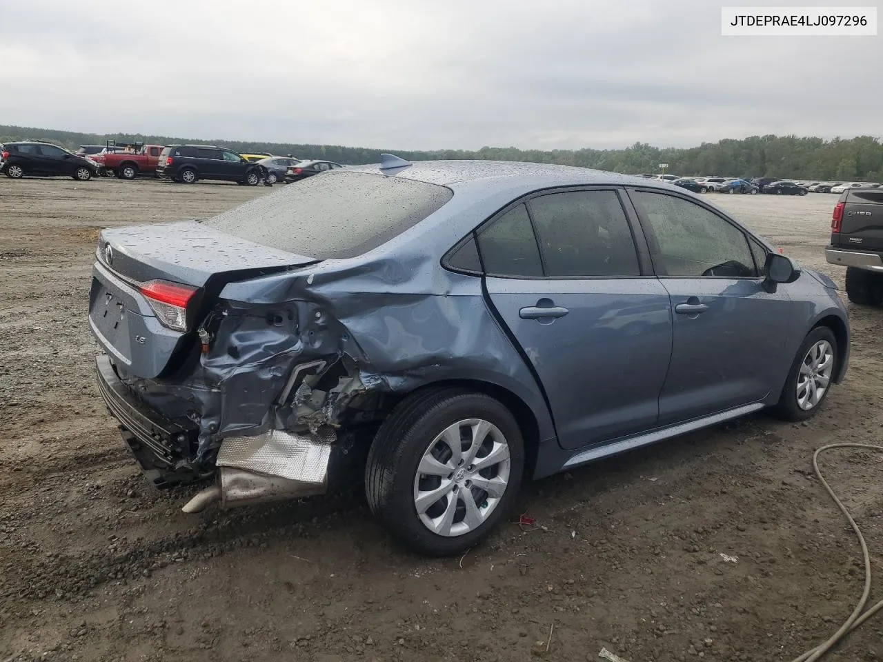 2020 Toyota Corolla Le VIN: JTDEPRAE4LJ097296 Lot: 71597994