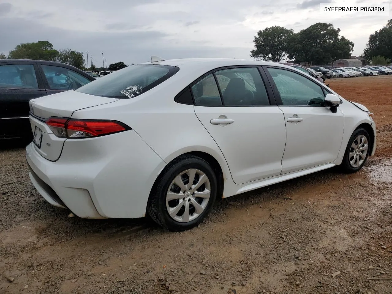 2020 Toyota Corolla Le VIN: 5YFEPRAE9LP063804 Lot: 71598914