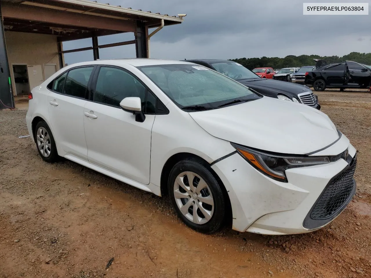 2020 Toyota Corolla Le VIN: 5YFEPRAE9LP063804 Lot: 71598914