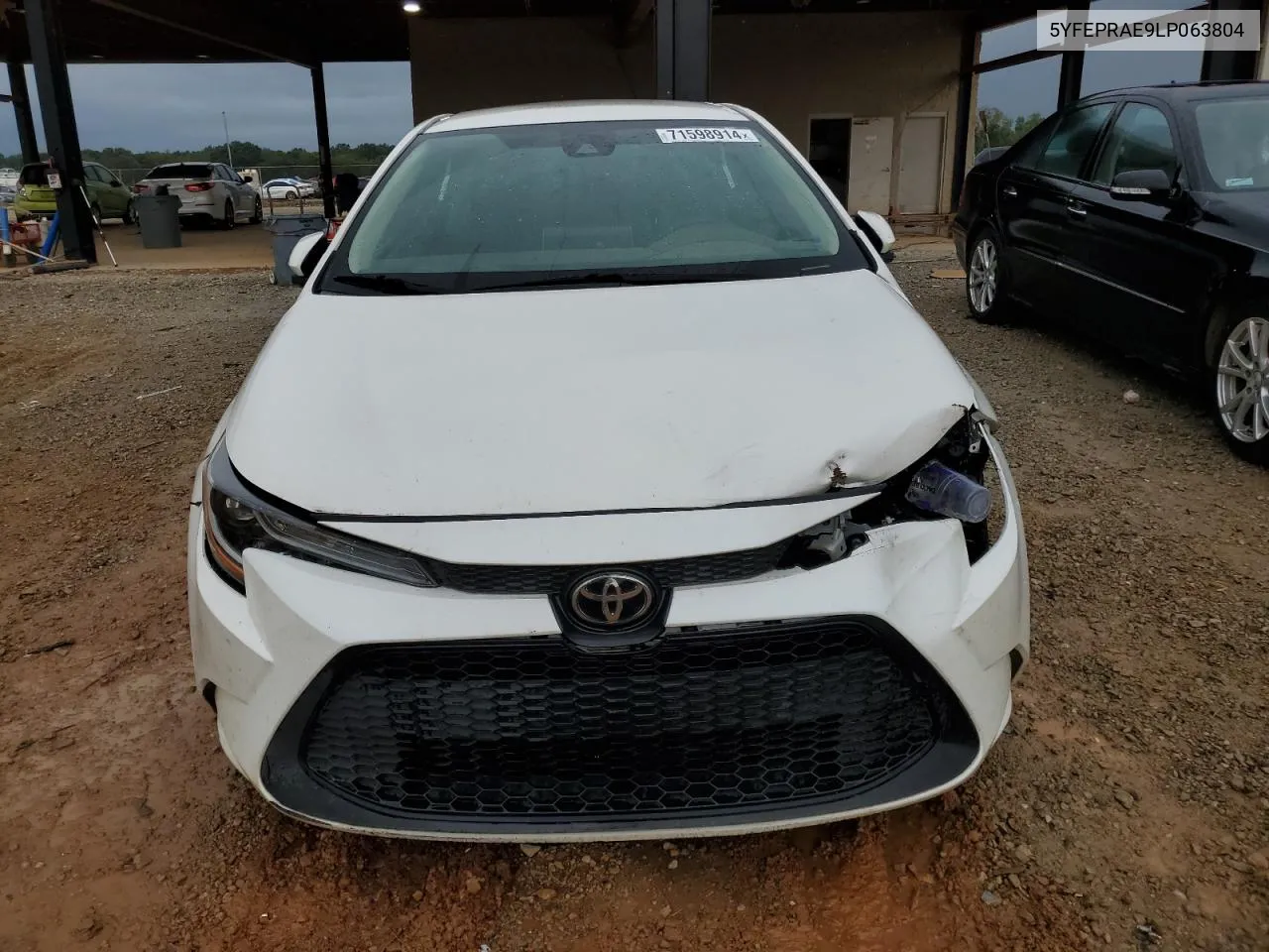 2020 Toyota Corolla Le VIN: 5YFEPRAE9LP063804 Lot: 71598914