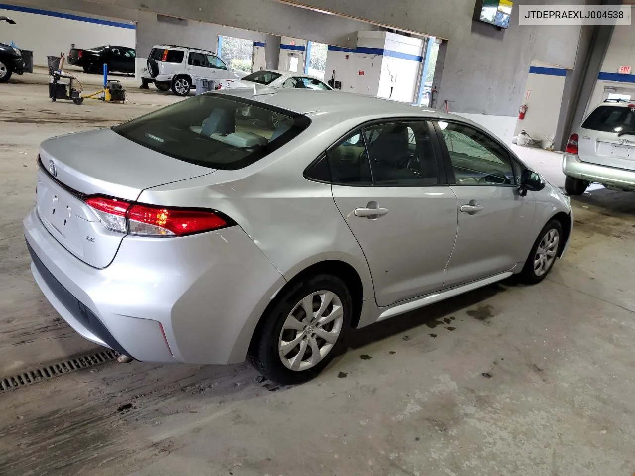 2020 Toyota Corolla Le VIN: JTDEPRAEXLJ004538 Lot: 71651894