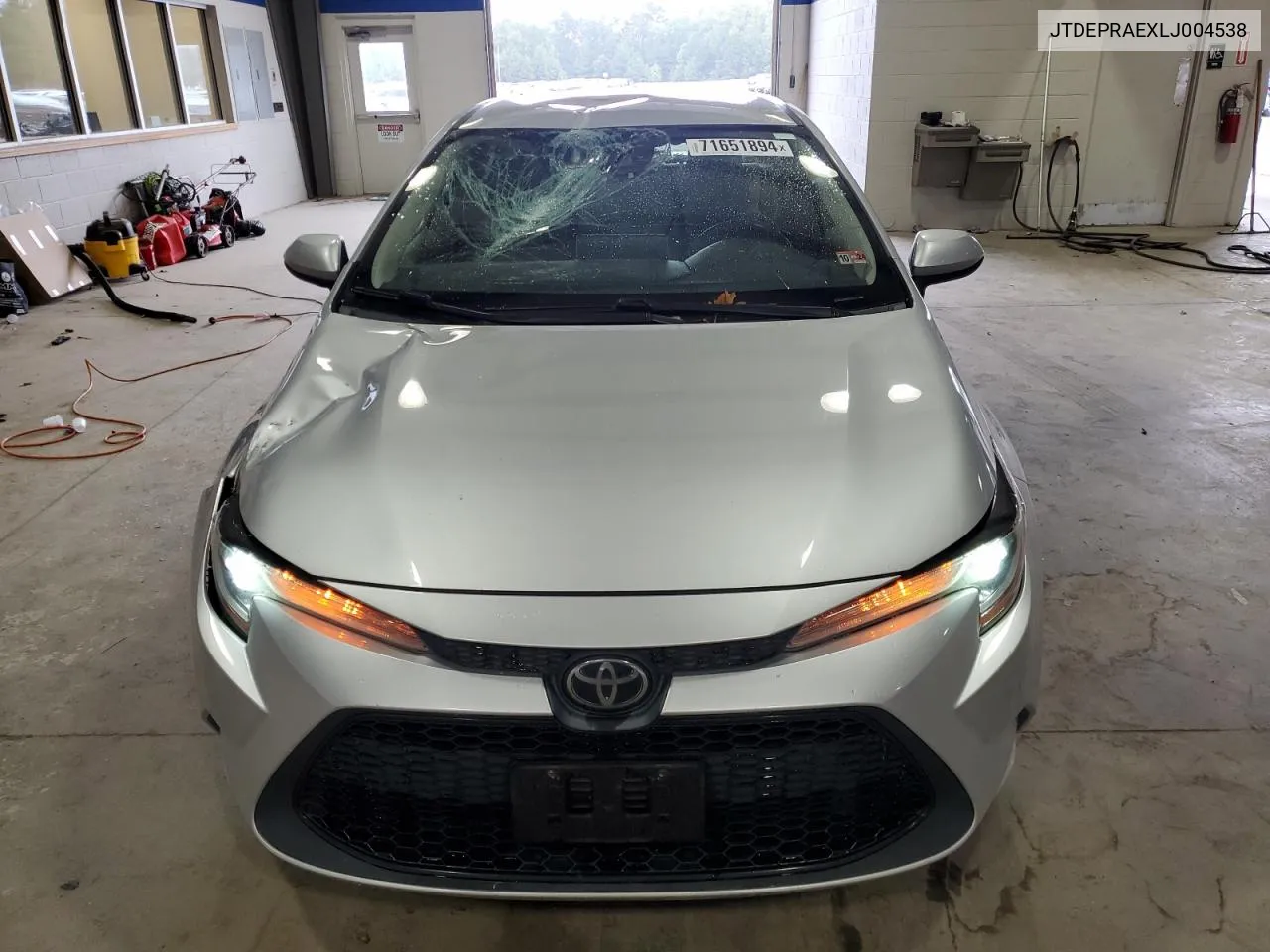 2020 Toyota Corolla Le VIN: JTDEPRAEXLJ004538 Lot: 71651894