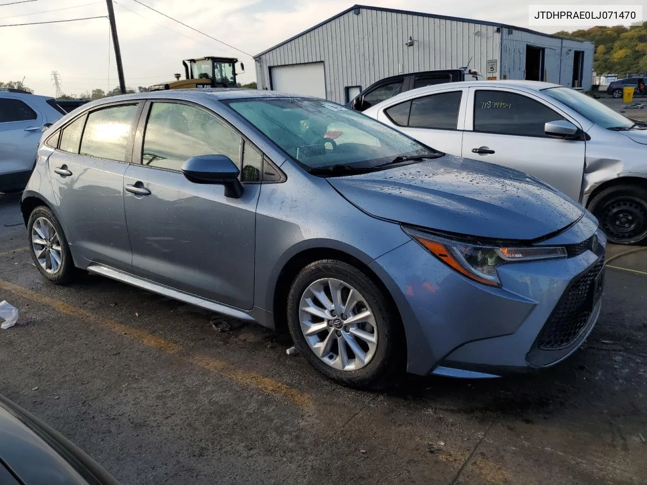 2020 Toyota Corolla Le VIN: JTDHPRAE0LJ071470 Lot: 71664294