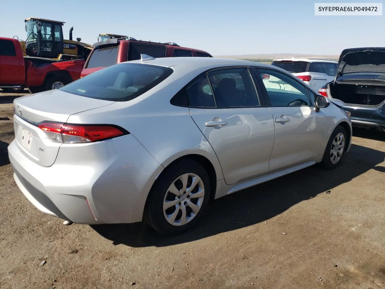 2020 Toyota Corolla Le VIN: 5YFEPRAE6LP049472 Lot: 71774864