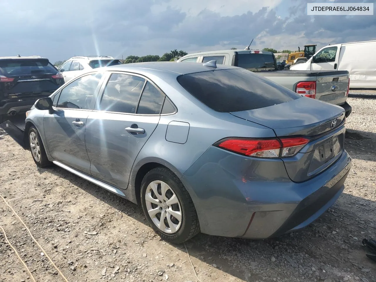 2020 Toyota Corolla Le VIN: JTDEPRAE6LJ064834 Lot: 71847174