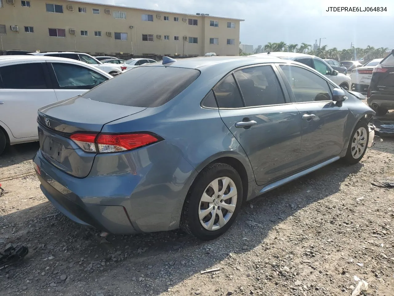 2020 Toyota Corolla Le VIN: JTDEPRAE6LJ064834 Lot: 71847174