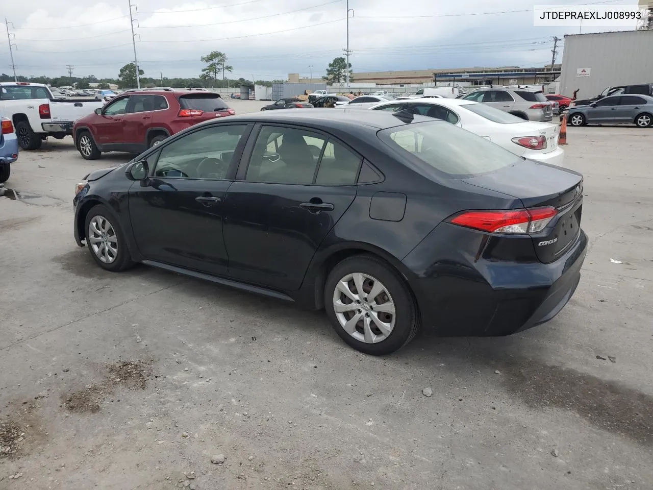 2020 Toyota Corolla Le VIN: JTDEPRAEXLJ008993 Lot: 71933534