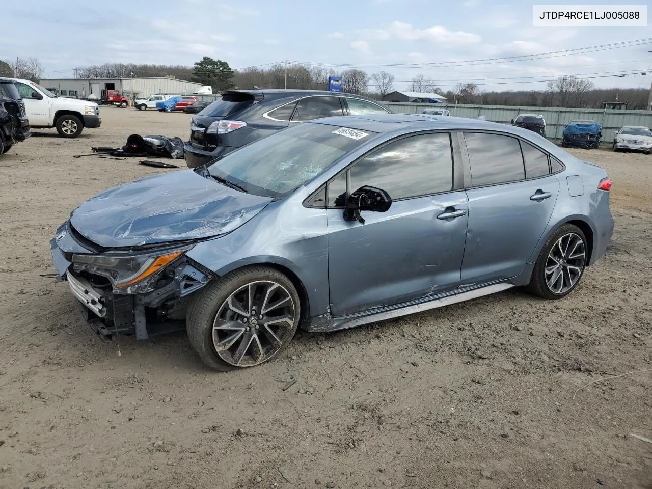 2020 Toyota Corolla Se VIN: JTDP4RCE1LJ005088 Lot: 72124664