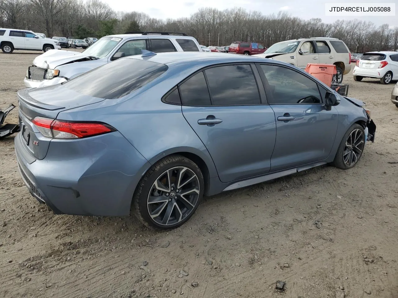 2020 Toyota Corolla Se VIN: JTDP4RCE1LJ005088 Lot: 72124664