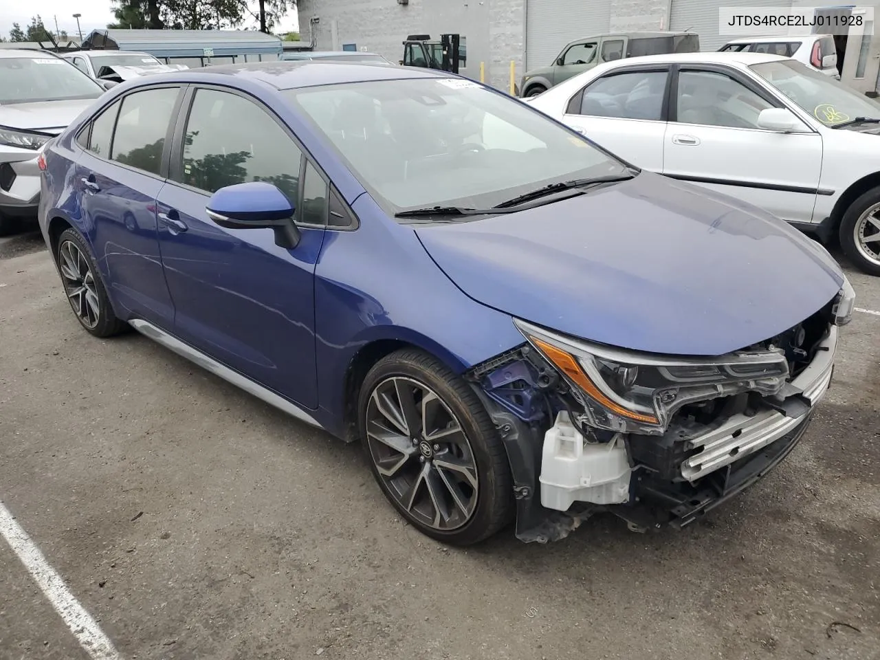 2020 Toyota Corolla Se VIN: JTDS4RCE2LJ011928 Lot: 72263344