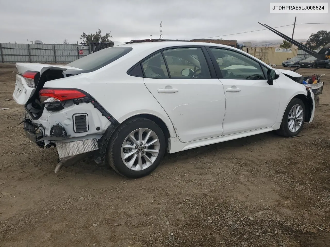 2020 Toyota Corolla Le VIN: JTDHPRAE5LJ008624 Lot: 72268874