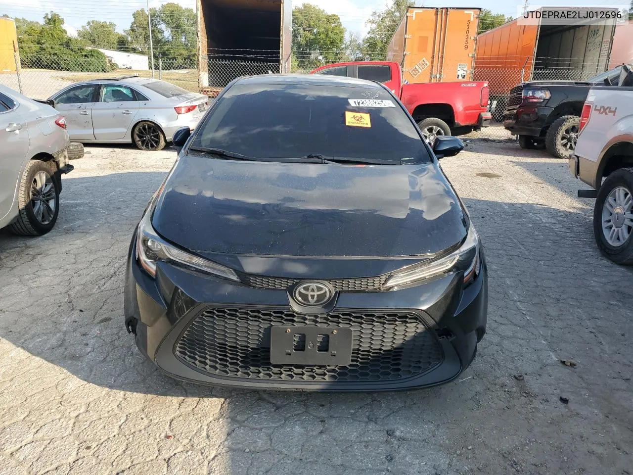 JTDEPRAE2LJ012696 2020 Toyota Corolla Le